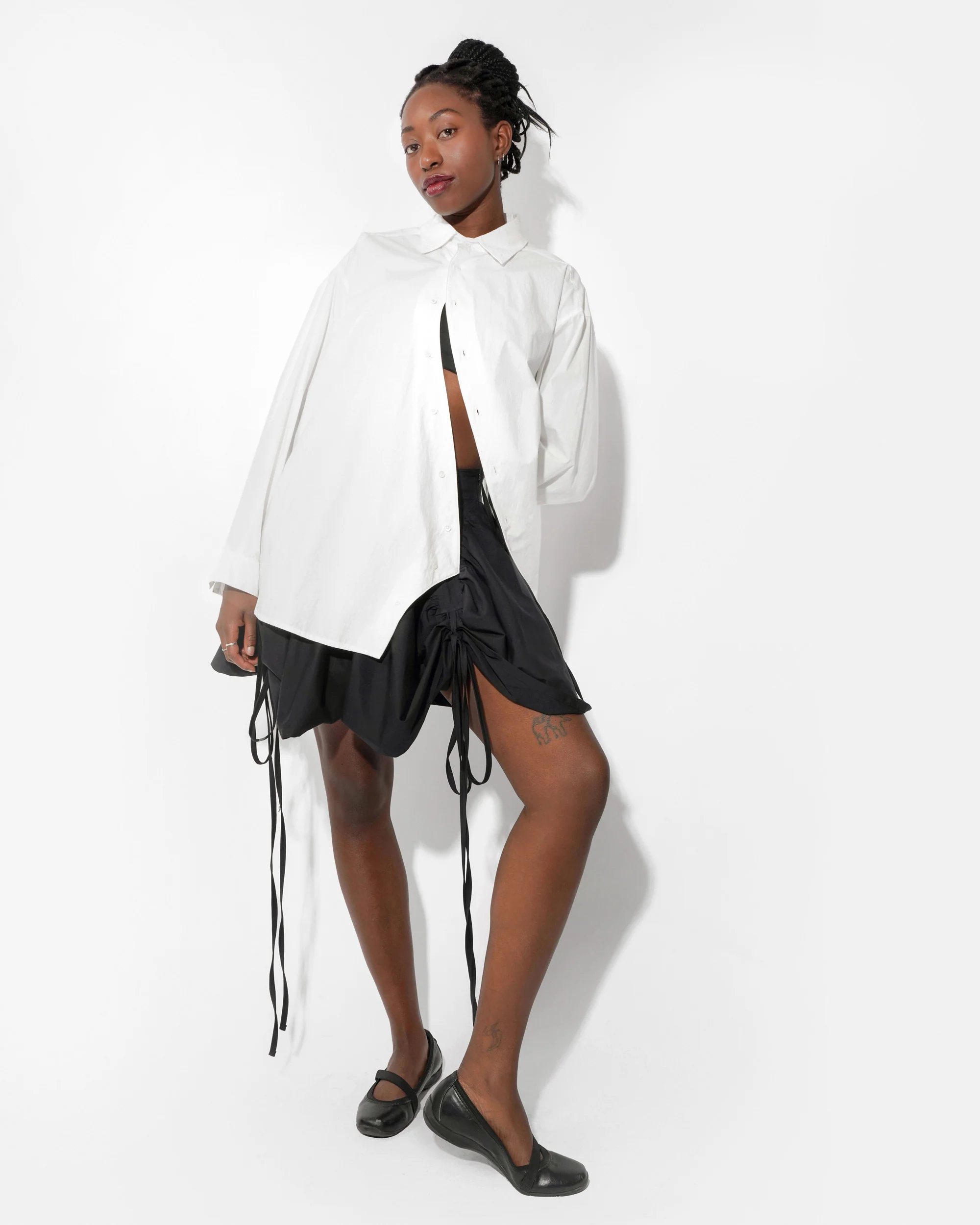 COSMO BUTTON UP IN LILY WHITE - Image 4