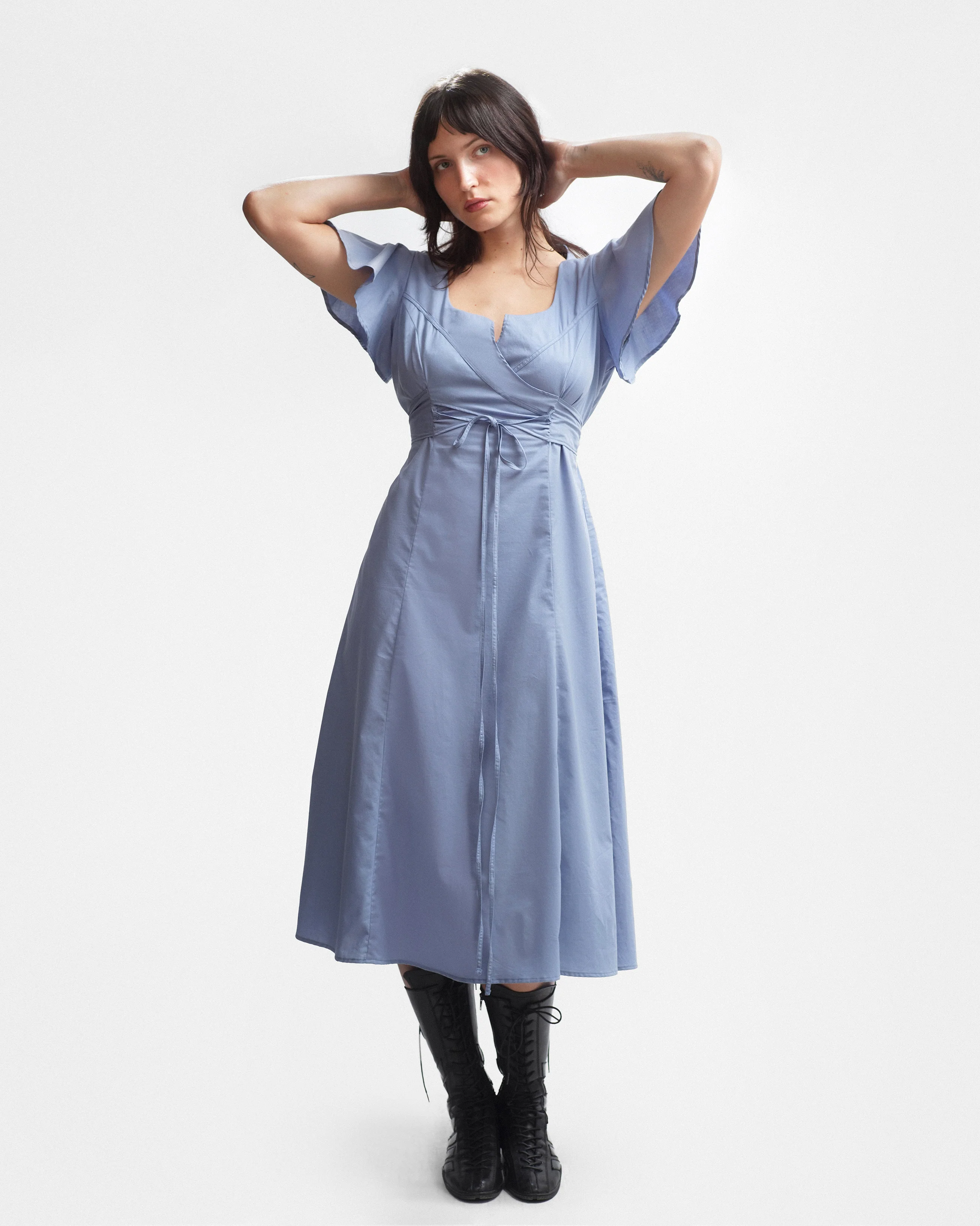 MAE DRESS IN ORCHID - Image 4
