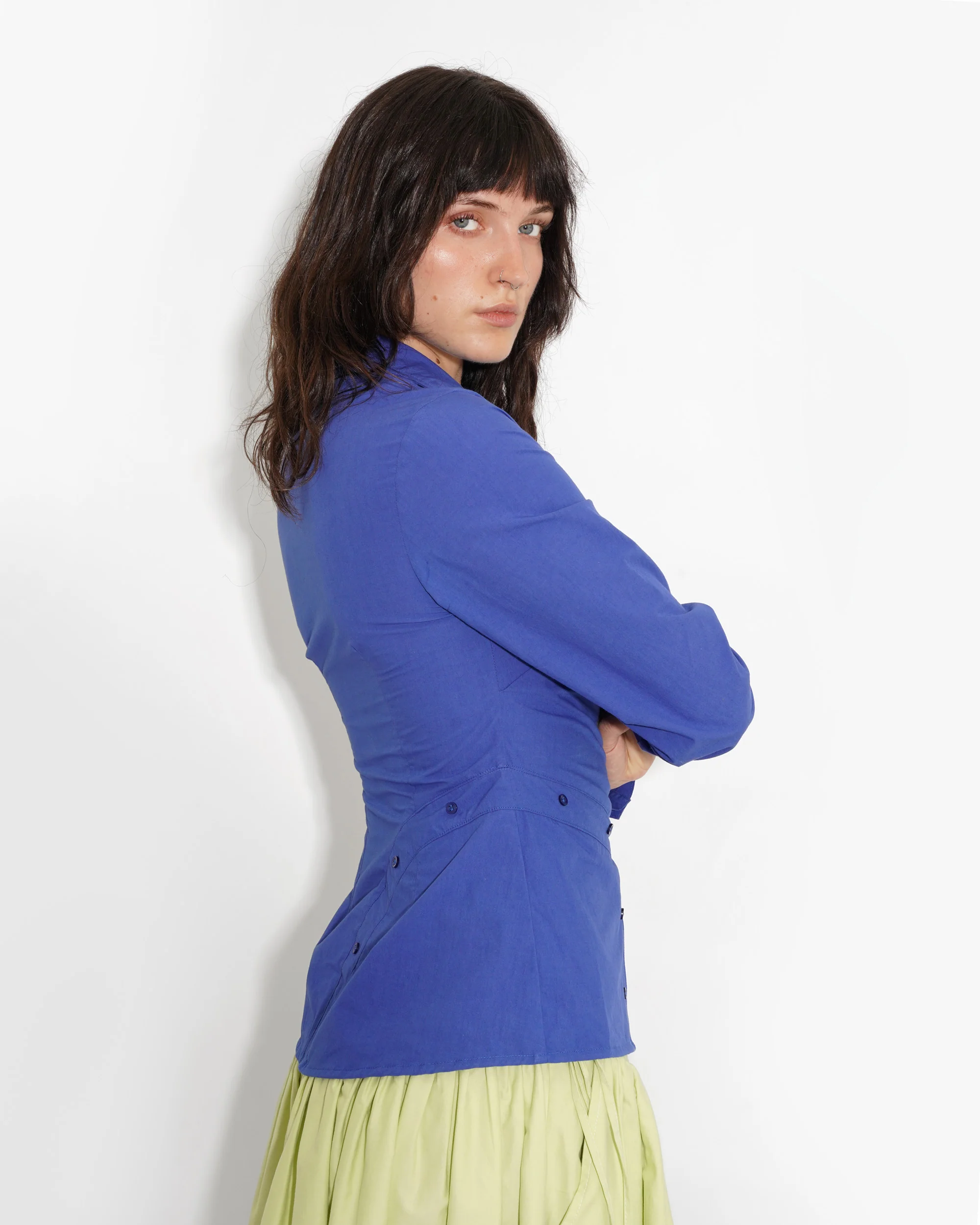 MEANDER BUTTON UP IN LAPIS - Image 6