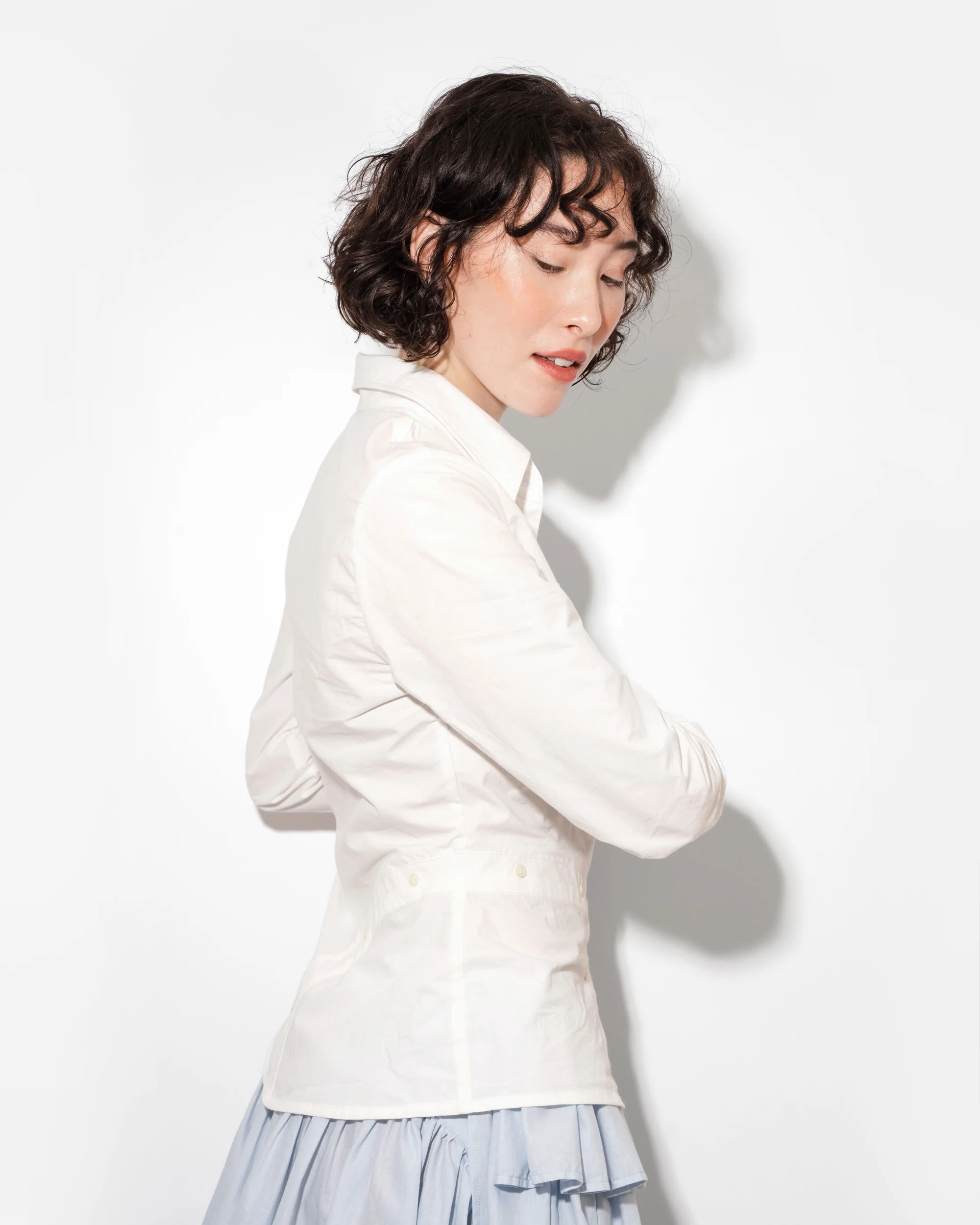 MEANDER BUTTON UP IN LILY - Image 4