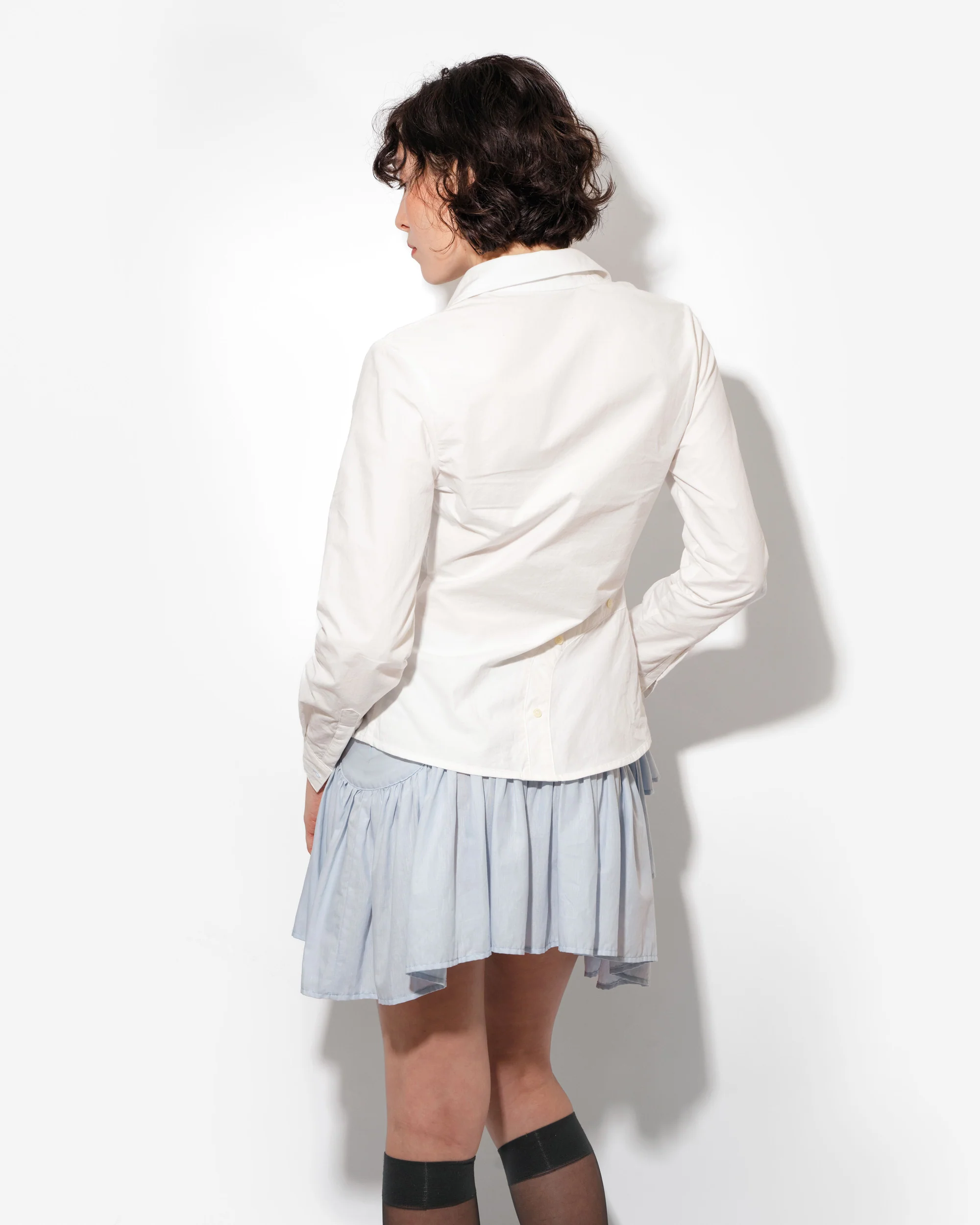 MEANDER BUTTON UP IN LILY - Image 5